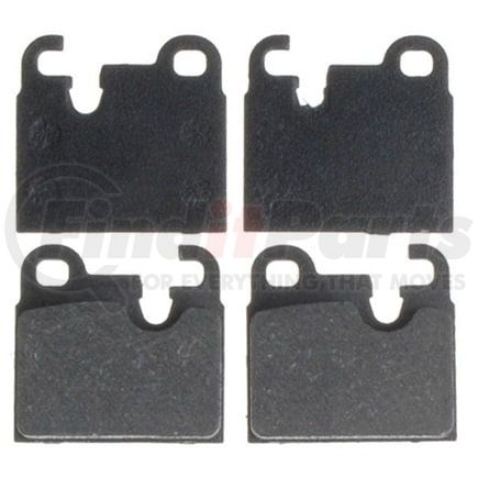 SGD164 by RAYBESTOS - Raybestos Service Grade Organic Brake Pad Set