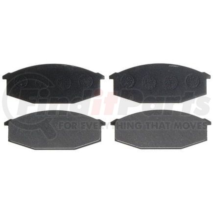 SGD166 by RAYBESTOS - Raybestos Service Grade Organic Brake Pad Set