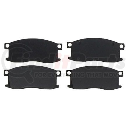 SGD176 by RAYBESTOS - Raybestos Service Grade Organic Brake Pad Set