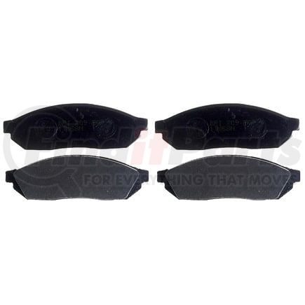 SGD177 by RAYBESTOS - Raybestos Service Grade Organic Brake Pad Set