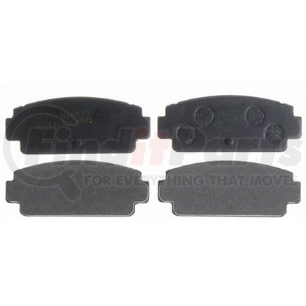 SGD196 by RAYBESTOS - Raybestos Service Grade Organic Brake Pad Set