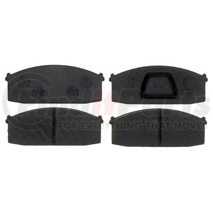 SGD187 by RAYBESTOS - Brake Parts Inc Raybestos Service Grade Overstock Organic Disc Brake Pad Set