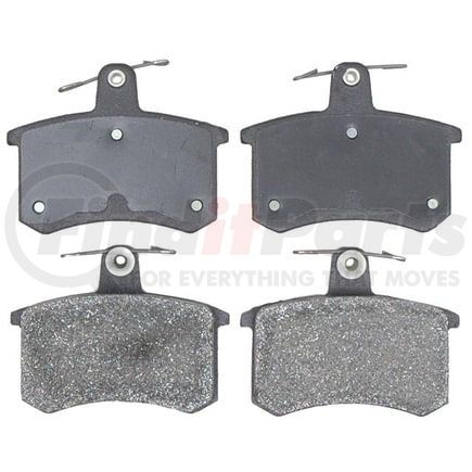 SGD228M by RAYBESTOS - Raybestos Service Grade Metallic Brake Pad Set
