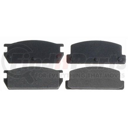 SGD235 by RAYBESTOS - Raybestos Service Grade Organic Brake Pad Set