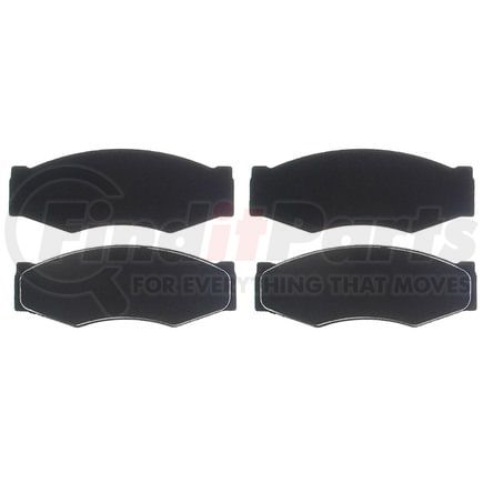 Raybestos SGD265 Disc Brake Pad Set Raybestos Service Grade Organic Brake Pad Set