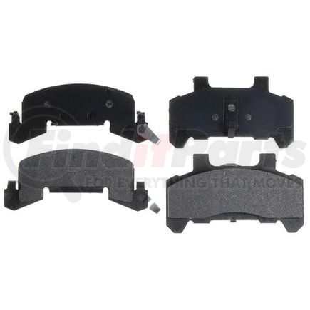 SGD289M by RAYBESTOS - Raybestos Service Grade Metallic Brake Pad Set