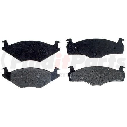 SGD280M by RAYBESTOS - Raybestos Service Grade Metallic Brake Pad Set