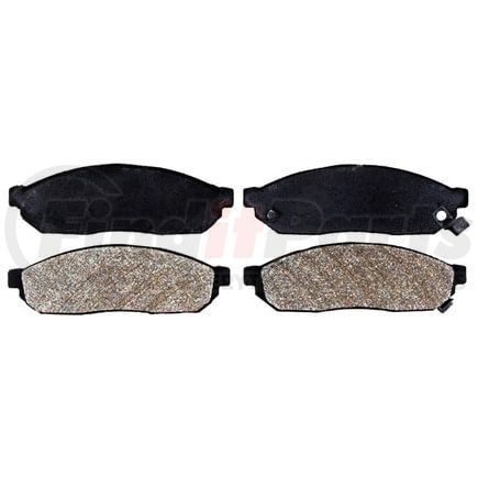 SGD281M by RAYBESTOS - Brake Parts Inc Raybestos Service Grade Metallic Disc Brake Pad Set