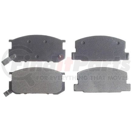 Raybestos SGD282M Disc Brake Pad Set Raybestos Service Grade Metallic Brake Pad Set