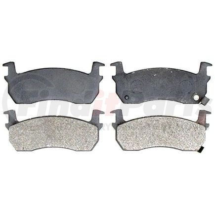 SGD308M by RAYBESTOS - Raybestos Service Grade Metallic Brake Pad Set