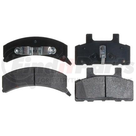 SGD368M by RAYBESTOS - Raybestos Service Grade Metallic Brake Pad Set