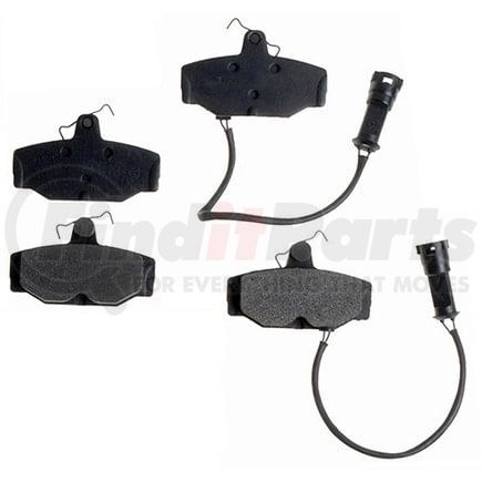 SGD382M by RAYBESTOS - Raybestos Service Grade Metallic Brake Pad Set