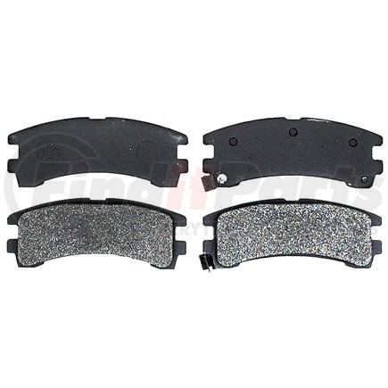 SGD401M by RAYBESTOS - Raybestos Service Grade Metallic Brake Pad Set