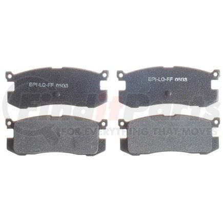 SGD400 by RAYBESTOS - Raybestos Service Grade Organic Brake Pad Set