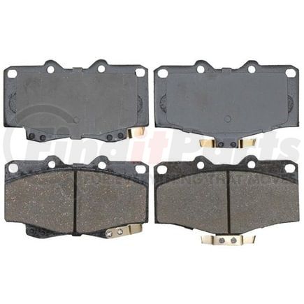 SGD436AC by RAYBESTOS - Raybestos Service Grade Ceramic Brake Pad Set