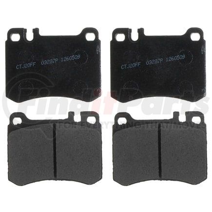 SGD424M by RAYBESTOS - Raybestos Service Grade Metallic Brake Pad Set