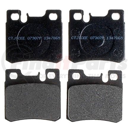 SGD427M by RAYBESTOS - Raybestos Service Grade Metallic Brake Pad Set