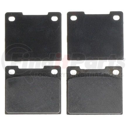 SGD44 by RAYBESTOS - Raybestos Service Grade Organic Brake Pad Set