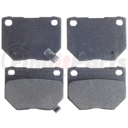 SGD461M by RAYBESTOS - Raybestos Service Grade Metallic Brake Pad Set