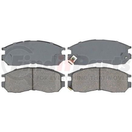 SGD484C by RAYBESTOS - Raybestos Service Grade Ceramic Brake Pad Set