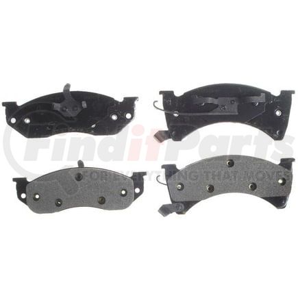 SGD478M by RAYBESTOS - Raybestos Service Grade Metallic Brake Pad Set