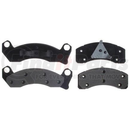 SGD499AM by RAYBESTOS - Raybestos Service Grade Metallic Brake Pad Set