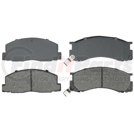 SGD500M by RAYBESTOS - Raybestos Service Grade Metallic Brake Pad Set