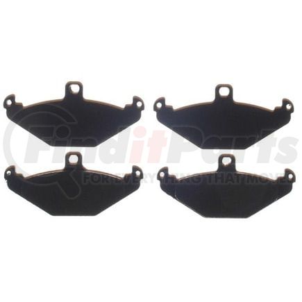 SGD491M by RAYBESTOS - Raybestos Service Grade Metallic Brake Pad Set