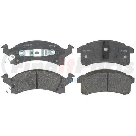 SGD506C by RAYBESTOS - Raybestos Service Grade Ceramic Brake Pad Set