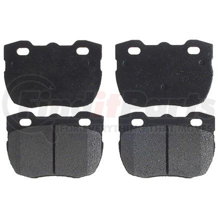 SGD520AM by RAYBESTOS - Raybestos Service Grade Metallic Brake Pad Set