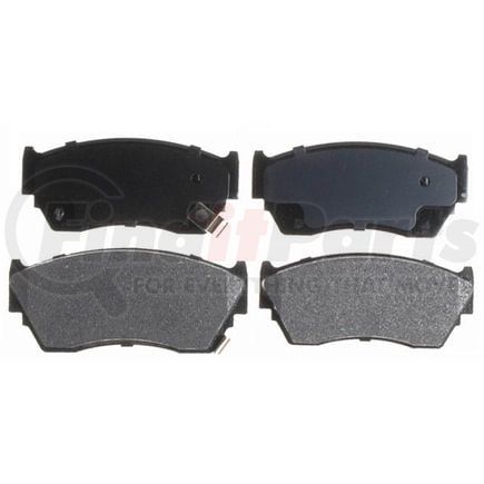 SGD510M by RAYBESTOS - Raybestos Service Grade Metallic Brake Pad Set