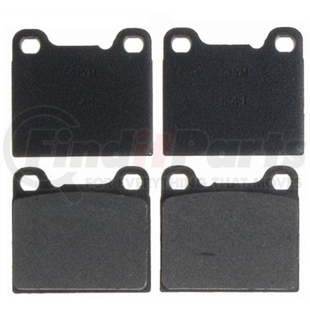 SGD541M by RAYBESTOS - Raybestos Service Grade Metallic Brake Pad Set