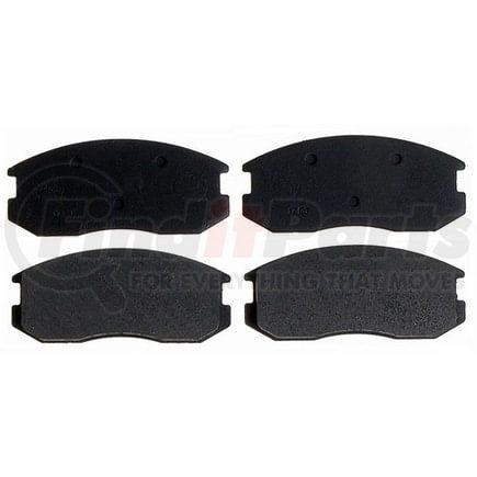 SGD535M by RAYBESTOS - Raybestos Service Grade Metallic Brake Pad Set