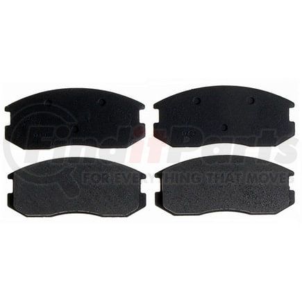 SGD535M by RAYBESTOS - Raybestos Service Grade Metallic Brake Pad Set
