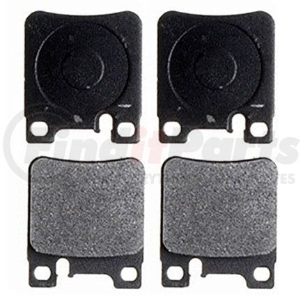 SGD603M by RAYBESTOS - Raybestos Service Grade Metallic Brake Pad Set