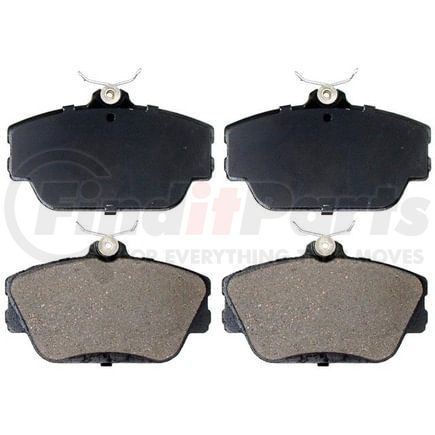 SGD598C by RAYBESTOS - Raybestos Service Grade Ceramic Brake Pad Set