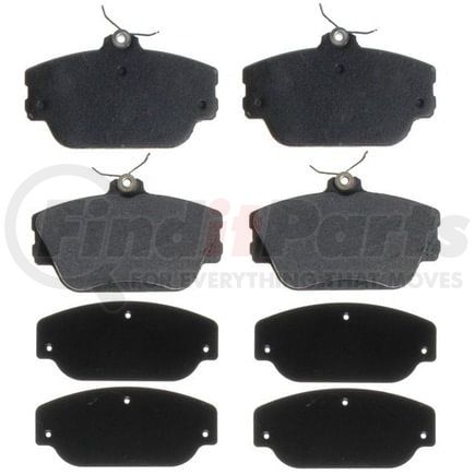 SGD598 by RAYBESTOS - Raybestos Service Grade Organic Brake Pad Set