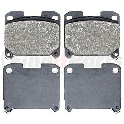 SGD630M by RAYBESTOS - Raybestos Service Grade Metallic Brake Pad Set