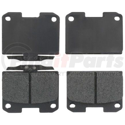 SGD631C by RAYBESTOS - Brake Parts Inc Raybestos Service Grade Overstock Ceramic Disc Brake Pad Set