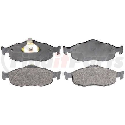 SGD648M by RAYBESTOS - Raybestos Service Grade Metallic Brake Pad Set