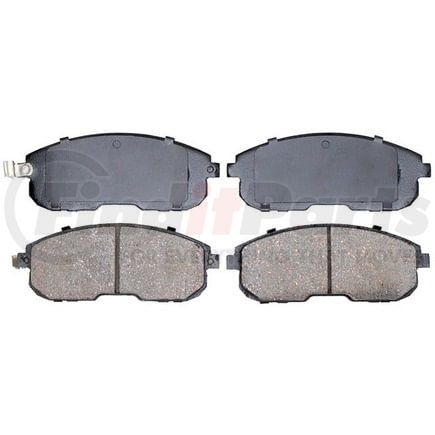 SGD653C by RAYBESTOS - Raybestos Service Grade Ceramic Brake Pad Set