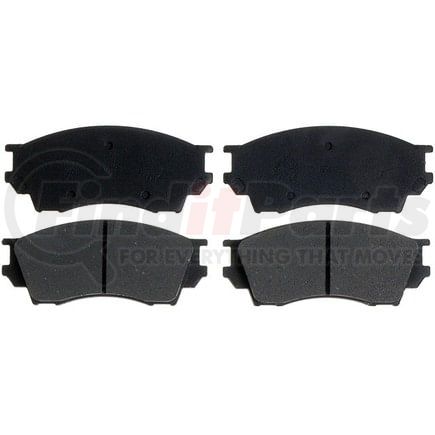 SGD643C by RAYBESTOS - Raybestos Service Grade Ceramic Brake Pad Set