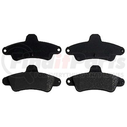 SGD661C by RAYBESTOS - Raybestos Service Grade Ceramic Brake Pad Set