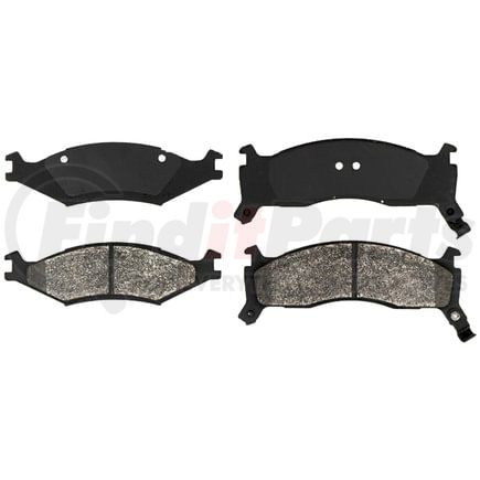 SGD670M by RAYBESTOS - Brake Parts Inc Raybestos Service Grade Metallic Disc Brake Pad Set