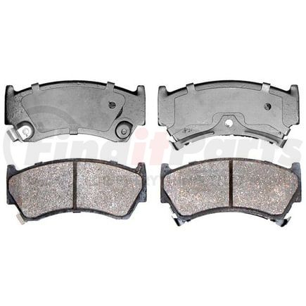 Raybestos SGD668C Disc Brake Pad Set Raybestos Service Grade Ceramic Brake Pad Set