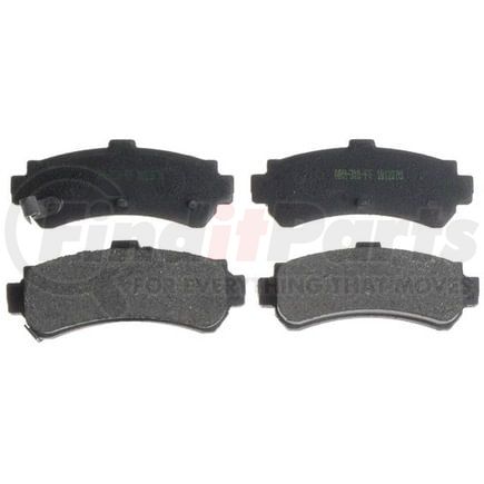 SGD669C by RAYBESTOS - Raybestos Service Grade Ceramic Brake Pad Set