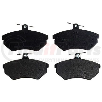 SGD684M by RAYBESTOS - Raybestos Service Grade Metallic Brake Pad Set