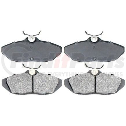 SGD708M by RAYBESTOS - Raybestos Service Grade Metallic Brake Pad Set