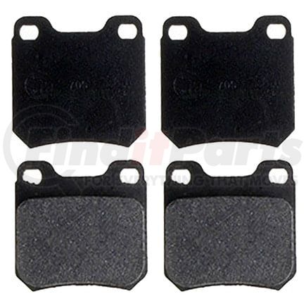 Raybestos SGD709M Disc Brake Pad Set Raybestos Service Grade Metallic Brake Pad Set