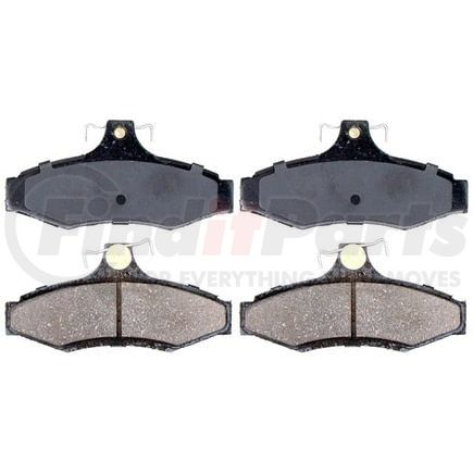 SGD724C by RAYBESTOS - Raybestos Service Grade Ceramic Brake Pad Set